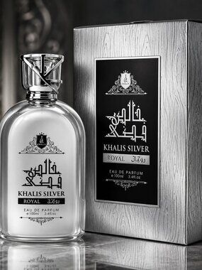 Khalis Silver Royal Unisex Eau de parfum 100ml 3.4 Oz
